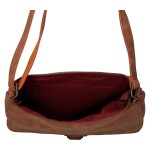 Trendy dámská koženková crossbody kabelka Ulipa, hnědá