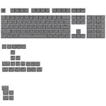 Glorious vyměnitelné klávesy GPBT Basics (ANSI US) - Armor Grey / PBT / 133 ks / ANSI US layout / Cherry MX(+) (GLO-KB-ACC-KC-GPBT-BA-AGRY-US)