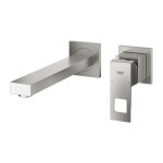 GROHE - Eurocube Umyvadlová baterie pod omítku, 2-otvorová instalace, supersteel 23447DC0