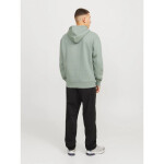 Jack&Jones pánská mikina JJESTAR BASIC SWEAT HOOD NOOS 12208157 ICEBERG GREEN XL