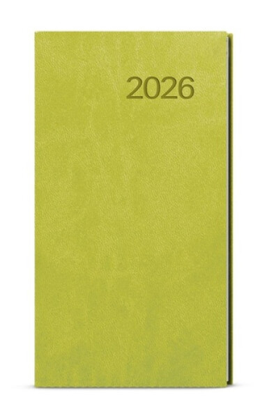 Týdenní diář 2026 Jakub Vivella kapesní zelená
