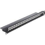 DIGITUS Patch panel, CAT6,19,24xUTP RJ45