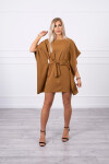 Šaty batwings Oversize camel UNI