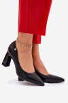 Elegantní Lodičky Na Slupek Vinceza 62221 Černé 39