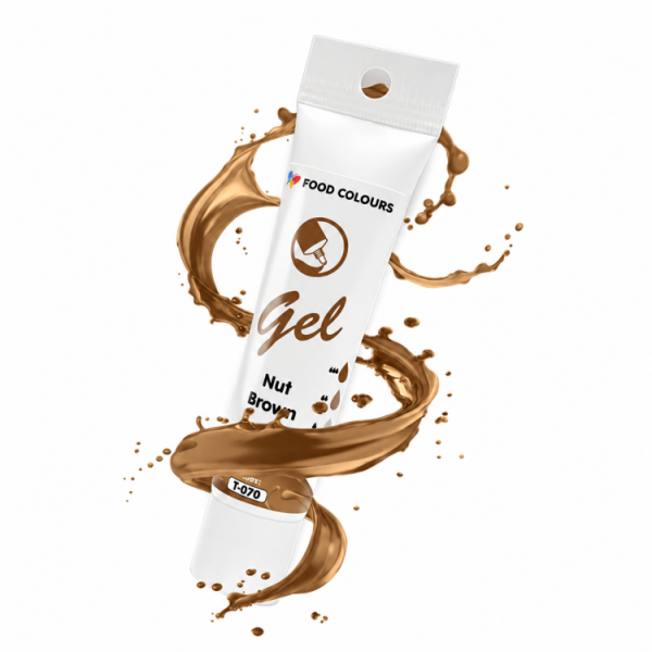 Gelová barva tuba Food Colours Nut Brown (30 g)