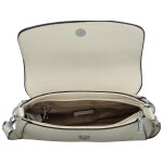 Módní dámská koženková kabelka na rameno Asmara, krémová