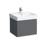 Laufen - Pro S Umyvadlová skříňka, 52x45x39 cm, 1 zásuvka, grafit mat H4833520964801