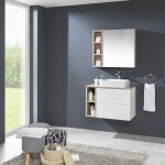 Mereo Aira, koupelnová skříňka 80 cm, bílá CN711SN