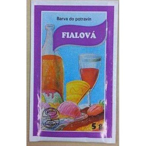 Potravinářská barva prášková (5 g) Fialová