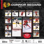 JF Turner Kalendář Chicago Blackhawks NHL Connor Bedard 2026 Wall Calendar
