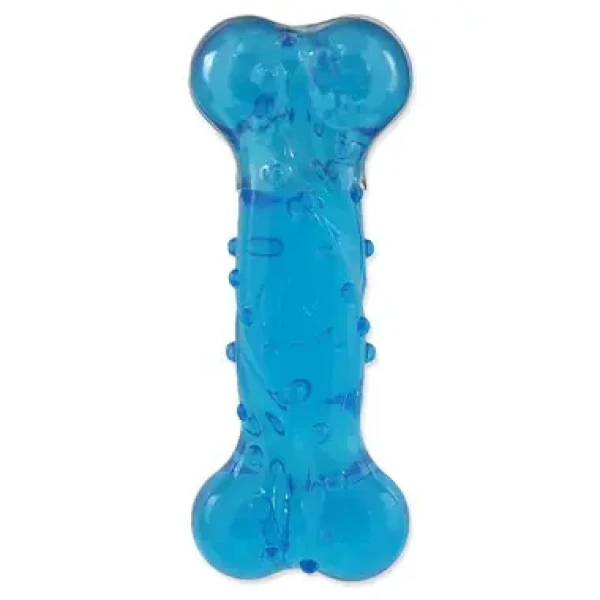 Dog Fantasy Hračka - STRONG kost s vůní slaniny modrá 12.5 cm (454-31201)