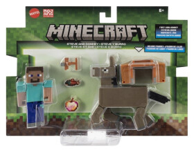 Figurka - Minecraft - Steve & Donkey - 8 cm