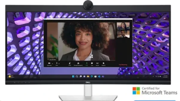 34" DELL P3424WEB černá / Monitor / IPS / WQHD / 21:9 / 60Hz / 8ms / Webkamera (DELL-P3424WEB)