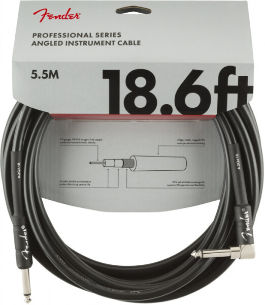 Fender Professional Series 18,6 Instrument Cable Angled