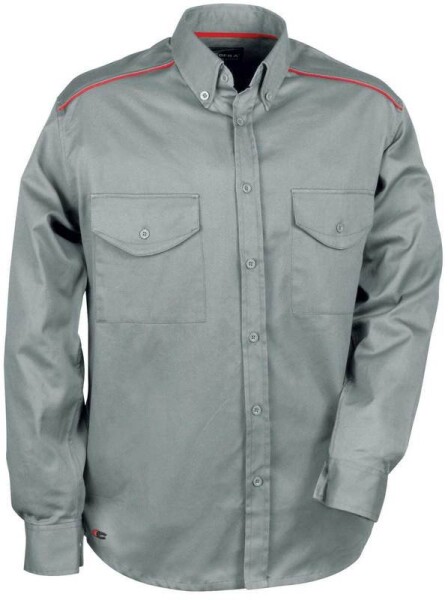 Pracovní košile COFRA EASY šedá velikost 4XL (V028_0_02_4XL-B)