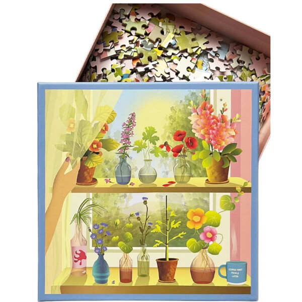 ViSSEVASSE Puzzle Plants and Me 500 dílků, multi barva, papír
