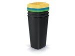 Koš odpadkový COMPACTA Q DROP SET černý 3x25l