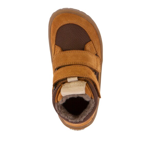 Dětské zimní barefoot boty TEX WOOL Cognac Froddo G3110266-4W - 27
