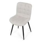 Jídelní židle, béžová, látka, HC-462 BG2