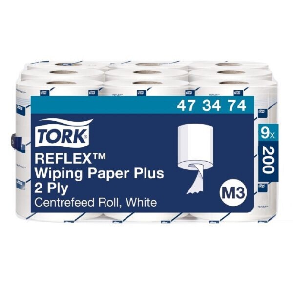 TORK 473474 Reflex papírová utěrka role se středovým odvijením 2 vrstvá modrá M3