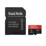 SanDisk Extreme PRO microSD 2TB + adaptér / Class 10 / UHS-I / čtení: až 250MBs (SDSQXCD-2T00-GN6MA)