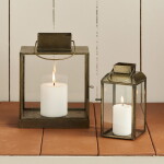 Ib Laursen Lucerna Villads, hnědá barva, sklo, kov