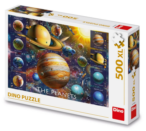 Puzzle Osm planet 500 XL dílků