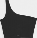 Dámský crop top 4F H4Z22-TSD033 černý Černá