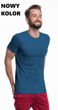 Pánské tričko Tshirt Heavy Slim melanžově šedá S model 5889529 - PROMOSTARS