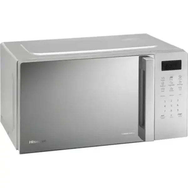 Hisense H20MOMBS4HG světle šedá / Mikrovlnná trouba s grilem / 700-800 W / 20 l / 11 stupňů výkonu (742039)