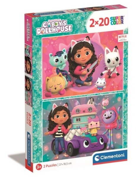 Puzzle Gábinin kouzelný domek 2x20 dílků