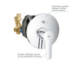GROHE - QuickFix Start Vanová baterie pod omítku s tělesem, chrom 23558002