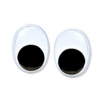 HobbyFun Očička oválná 15x11 mm - 40 ks, Hobby Fun