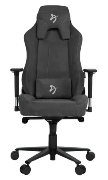 AROZZI VERNEZZA Soft Fabric tmavě-šedá / herní židle / látková / Nosnost až 145 kg / Výška sedáku: 48-57 cm (VERNAZZA-SFB-DG)