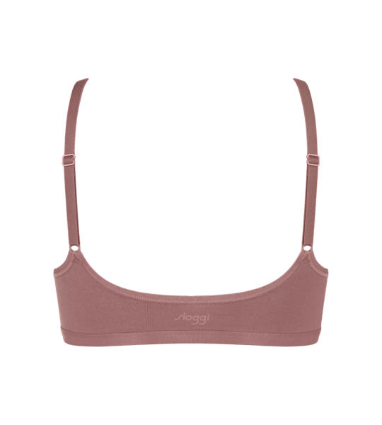 Dámský top GO Daily Cotton Top - BROWN - sv. hnědý 1141 - SLOGGI BROWN M