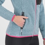 KARPOS Rocchetta Evo Hoodie W Fleece, Forget/Black velikost: S