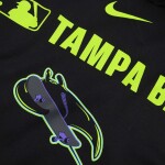 Nike Pánská mikina Tampa Bay Rays MLB 2025 City Connect Authentic Therma Hoodie Velikost: XL