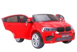 Mamido Elektrické autíčko BMW X6 M dvoumístné XXL červené