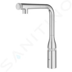 GROHE - Essence SmartControl Dřezová baterie s výsuvnou koncovkou, SmartControl, supersteel 31615DC0