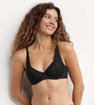 Dámská krajková podprsenka DIM DAILY DENTELLE UNDERWIRE BRA - DIM - černá 90 D
