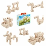 Walachia Dřevěná skládací stavebnice Construct mini