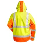 Bunda ADAM reflexní softshellová oranžovožlutá 22735