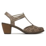 Sandály Rieker 40966-64 Přírodní kůže (useň) - Lícová