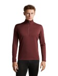 ICEBREAKER Mens 200 Oasis LS Half Zip, Port (vzorek) velikost: M