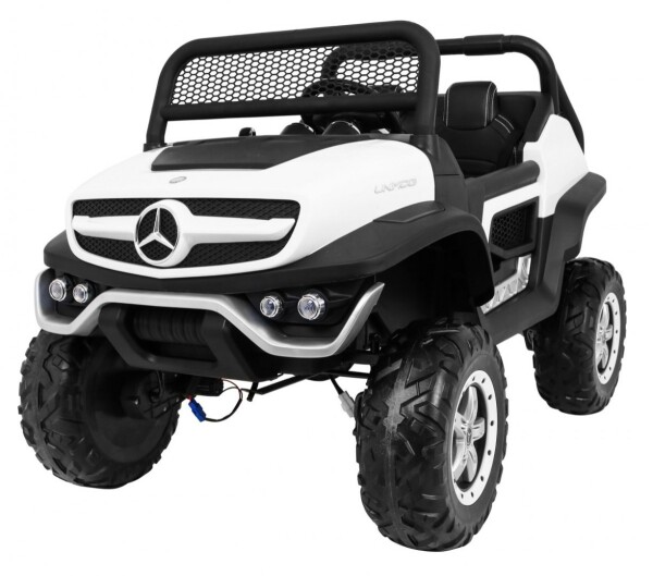 Mamido Dětské elektrické auto Buggy 4x4 Mercedes-Benz Unimog bílé