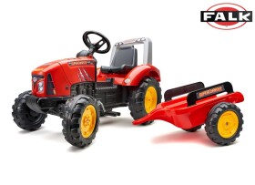 Šlapací traktor Supercharger červený, Falk, W011262