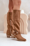 Kozačky na podpatku model 203900 Step in style 41