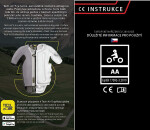 Bunda na motorku Nazran Cavell Tech-Air black/grey/fluo černá