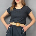 HOSH Kalhoty Julieta Velikost: UNI, Barva: Tmavě modrá