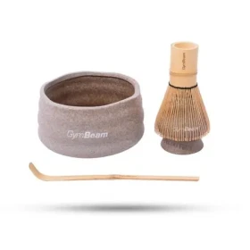 Matcha čajová souprava - GymBeam (hnědá) (104554-1-single_variant)